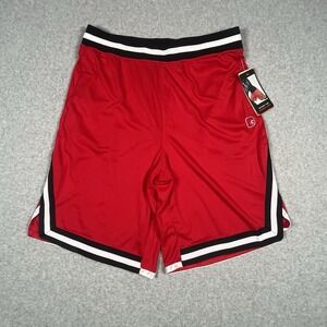 NWT Shorts And 1 Mens M Basketball Gym Workout Waist Red Black White Drawstring‎